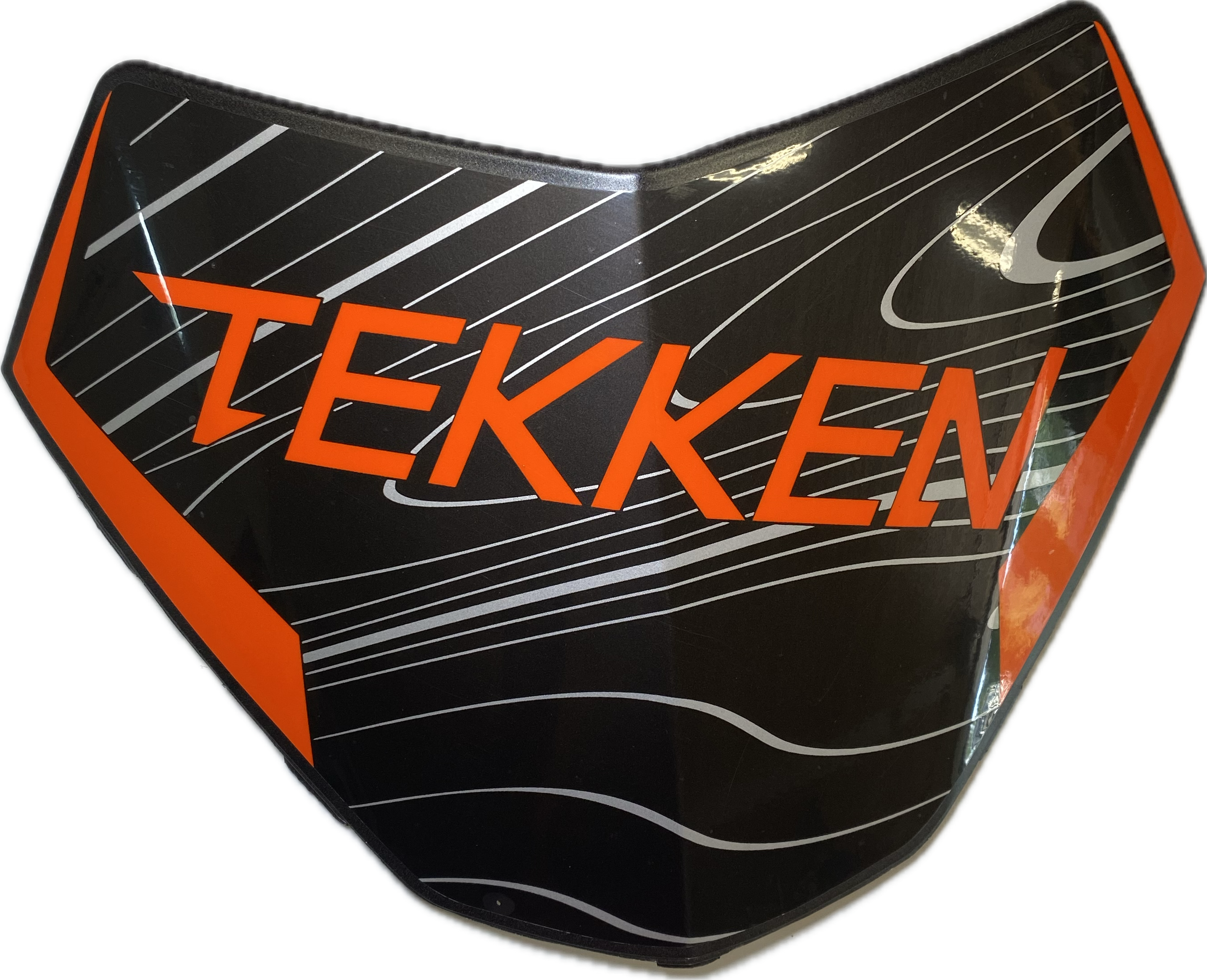 IMG_3986 Козырек фары FUEGO TEKKEN 250 2023 (черный/оранжевый) — изображение 1