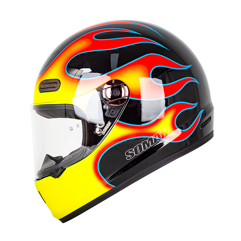 5 H9 black yellow red flame — изображение 1